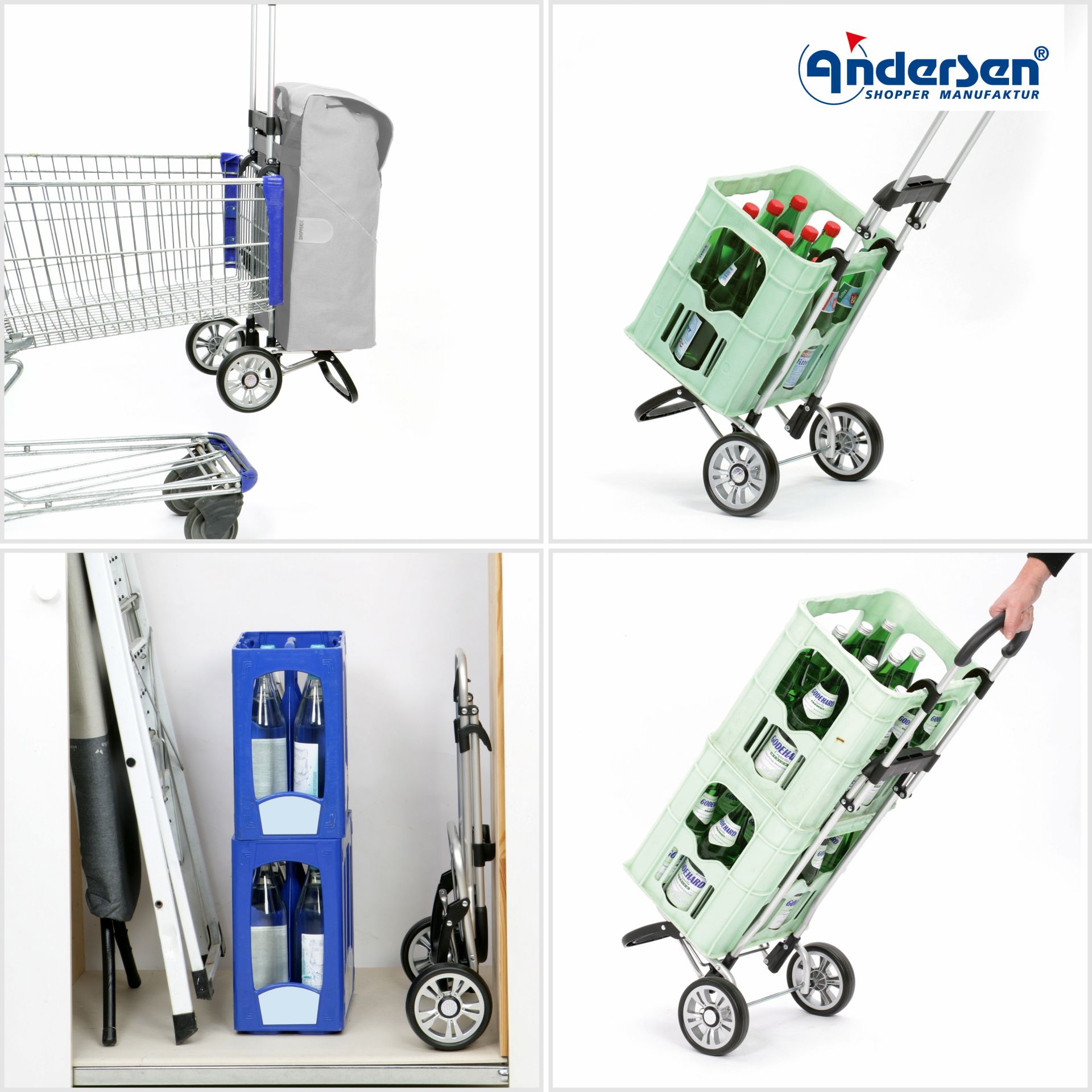 Andersen Shopper Scala Shopper Plus Gestell ohne Tasche Einkaufstrolley – Bild 2