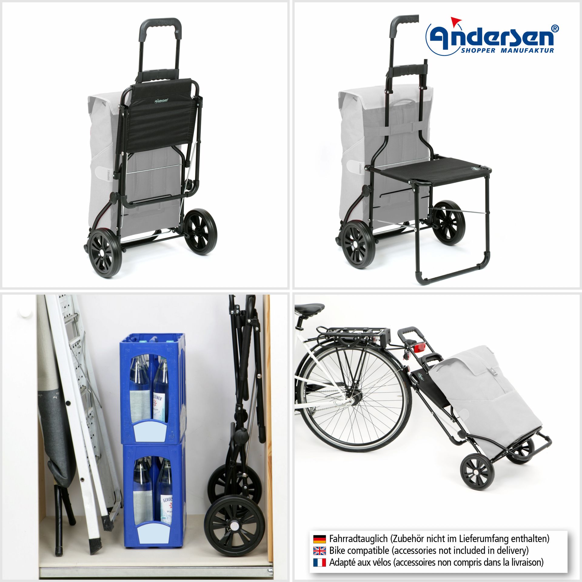 Andersen Shopper Komfort Shopper Gestell ohne Tasche – Bild 2