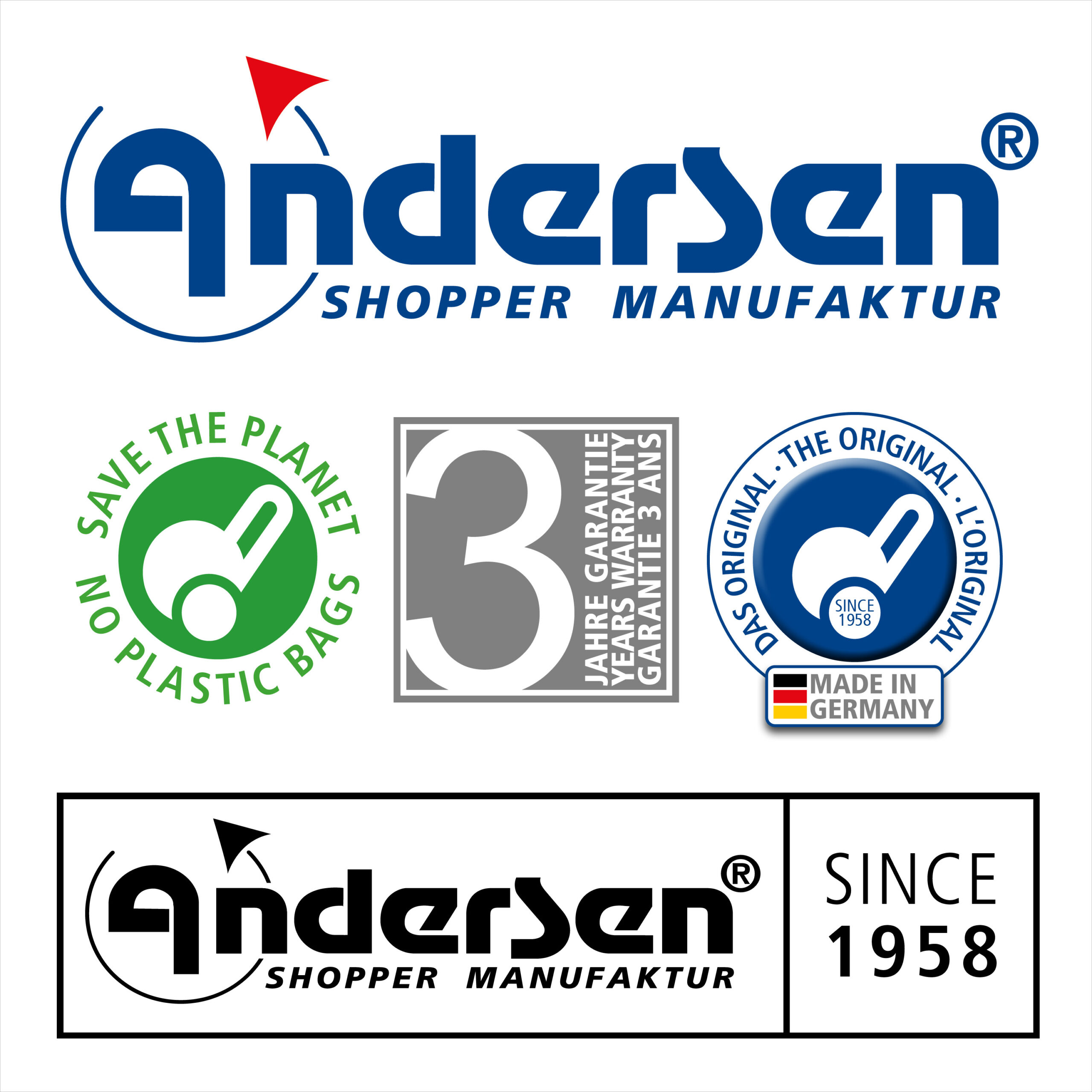Andersen Shopper Scala Shopper Gestell ohne Tasche Einkaufstrolley – Bild 5