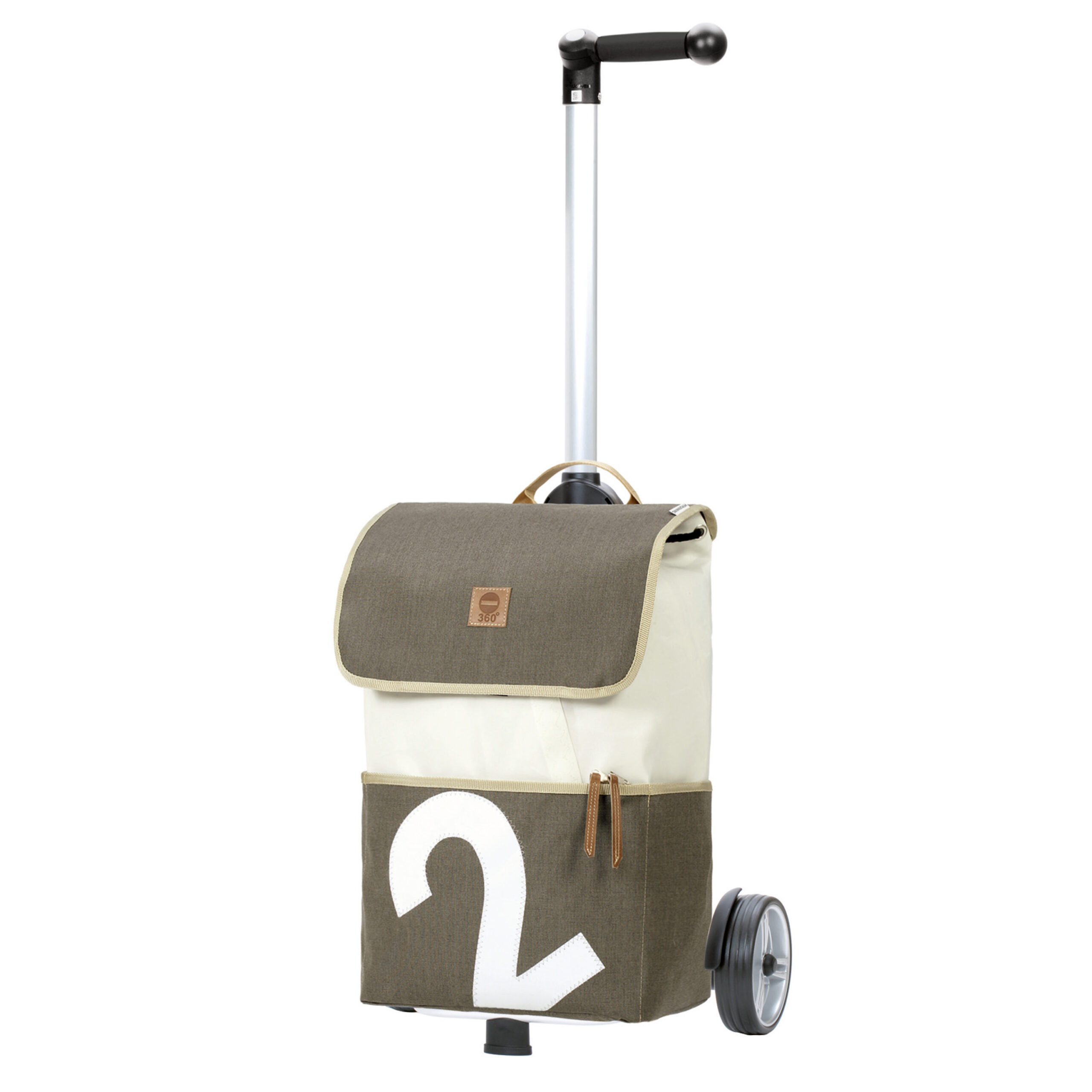 Andersen Shopper Unus Shopper mit Tasche 360° Grad Mole Einkaufstrolley – Bild 1