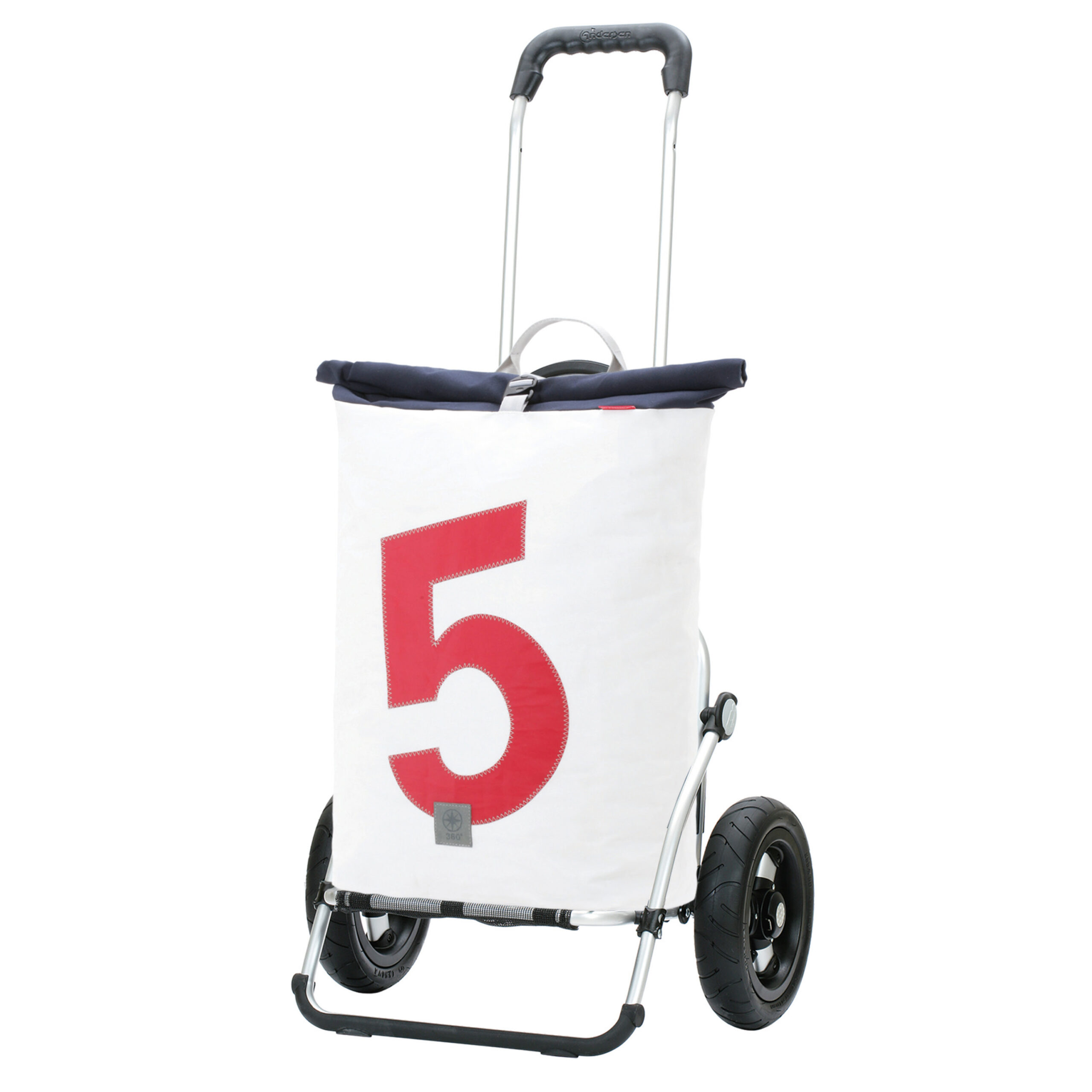 Andersen Shopper Royal Shopper mit Tasche 360° Grad Steg Einkaufstrolley – Bild 1