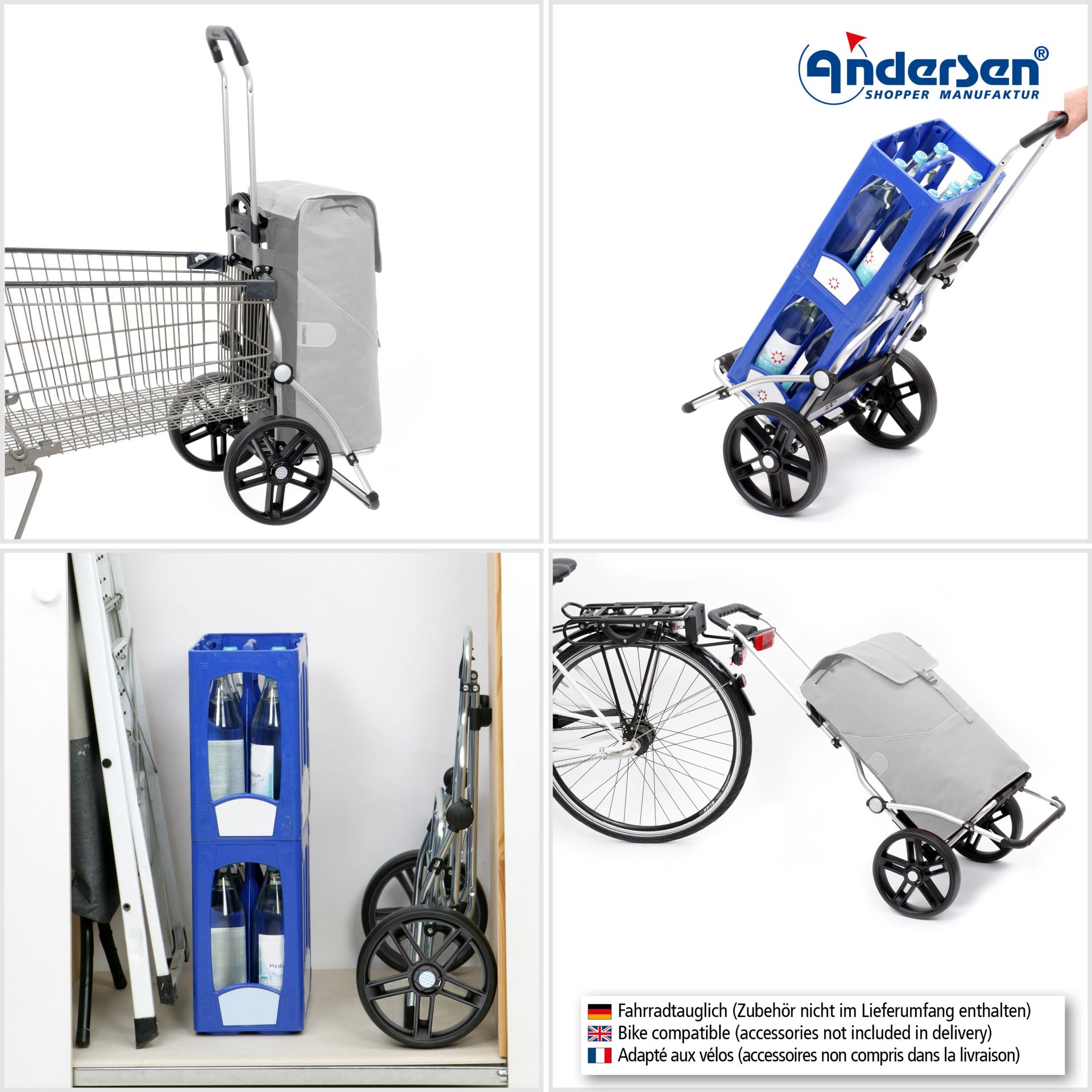 Andersen Shopper Royal Shopper mit Doppelspeichenrad ohne Tasche – Bild 2