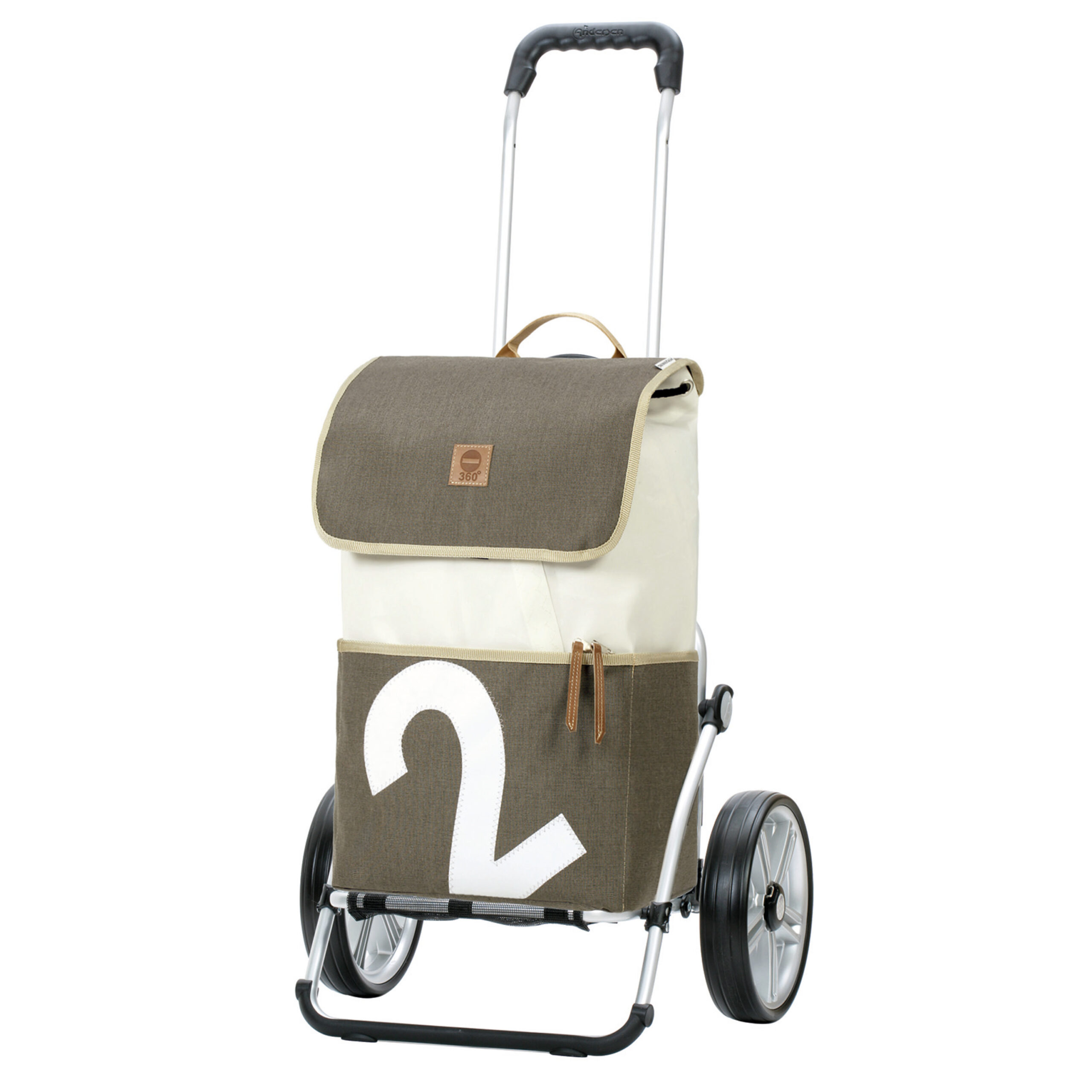 Andersen Shopper Royal Shopper mit Tasche 360° Grad Einkaufstrolley – Bild 1