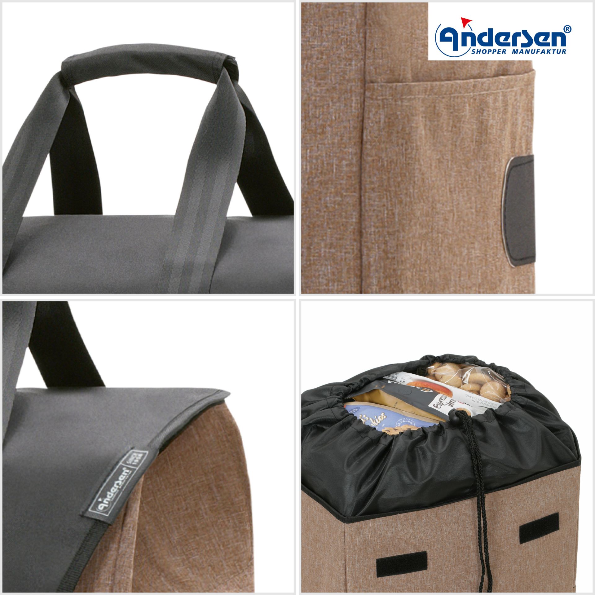 Andersen Shopper Tasche Senta 2.0 Einkaufstrolley – Bild 3