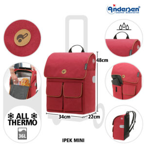 Andersen Shopper Tasche IPEK Mini Einkaufstrolley