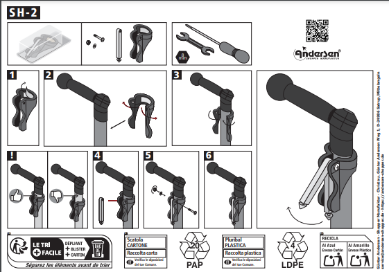 Andersen Shopper Kupplungsstift SH-2 – Bild 1